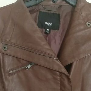 Mossimo Supply Co. Jackets & Coats - Faux Brown leather mossimo jacket size M Mossimo Supply Co. Jackets & Coats - Faux Brown leather mossimo jacket size M